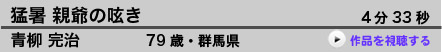    猛暑 親爺の呟き  